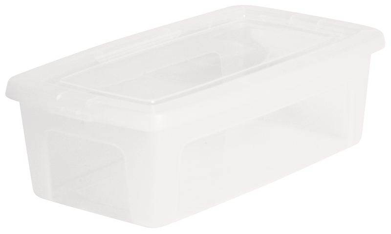 BOITE TRANSPARENTE 5  LITRES AVEC COUVERCLE DOM...