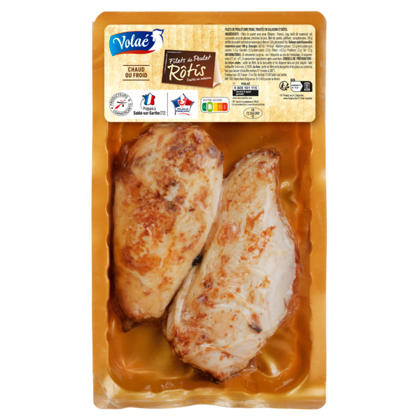 FILETS DE POULET RÔTIS X2 
