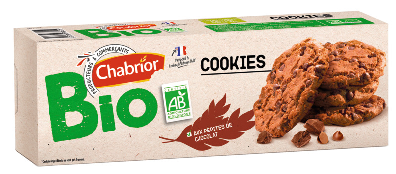 COOKIES AUX PÉPITES DE CHOCOLAT CHABRIOR bio