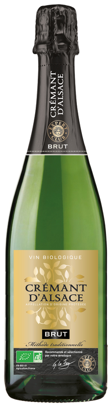 AOP CRÉMANT D'ALSACE BRUT Expert Club bio