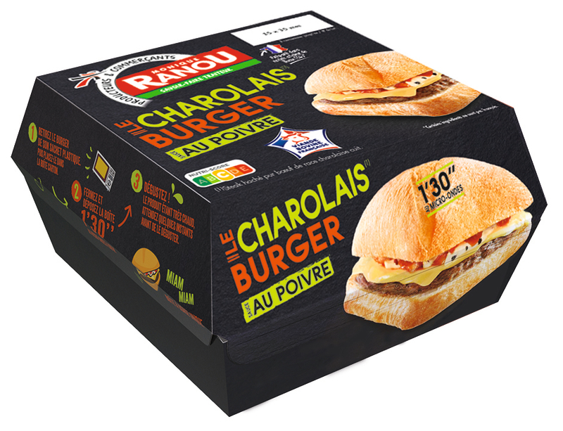 LE BURGER CHAROLAIS SAUCE AU POIVRE