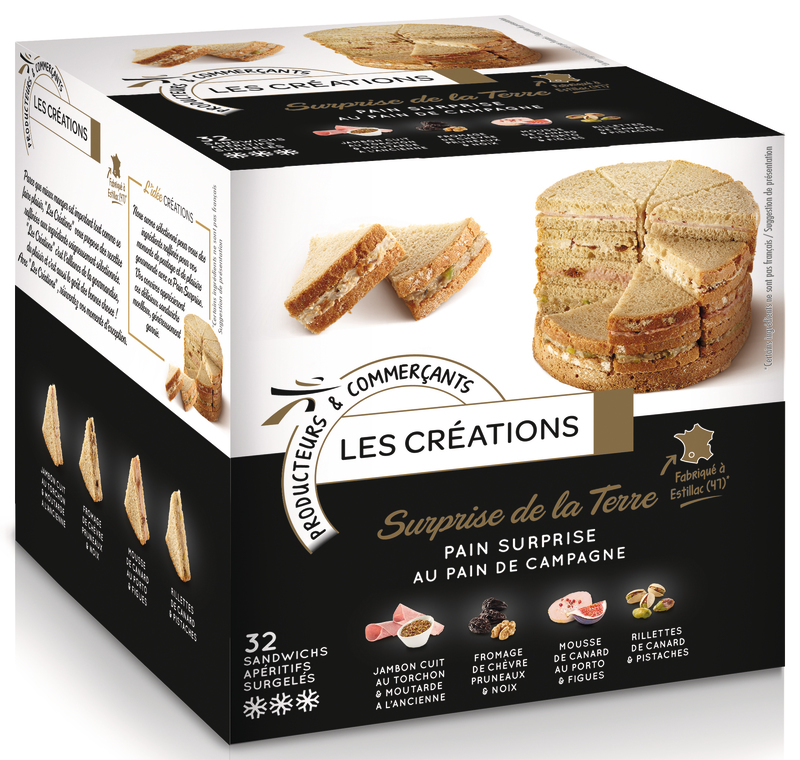 PAIN SURPRISE CAMPAGNE, SURGELÉ LES CRÉATIONS