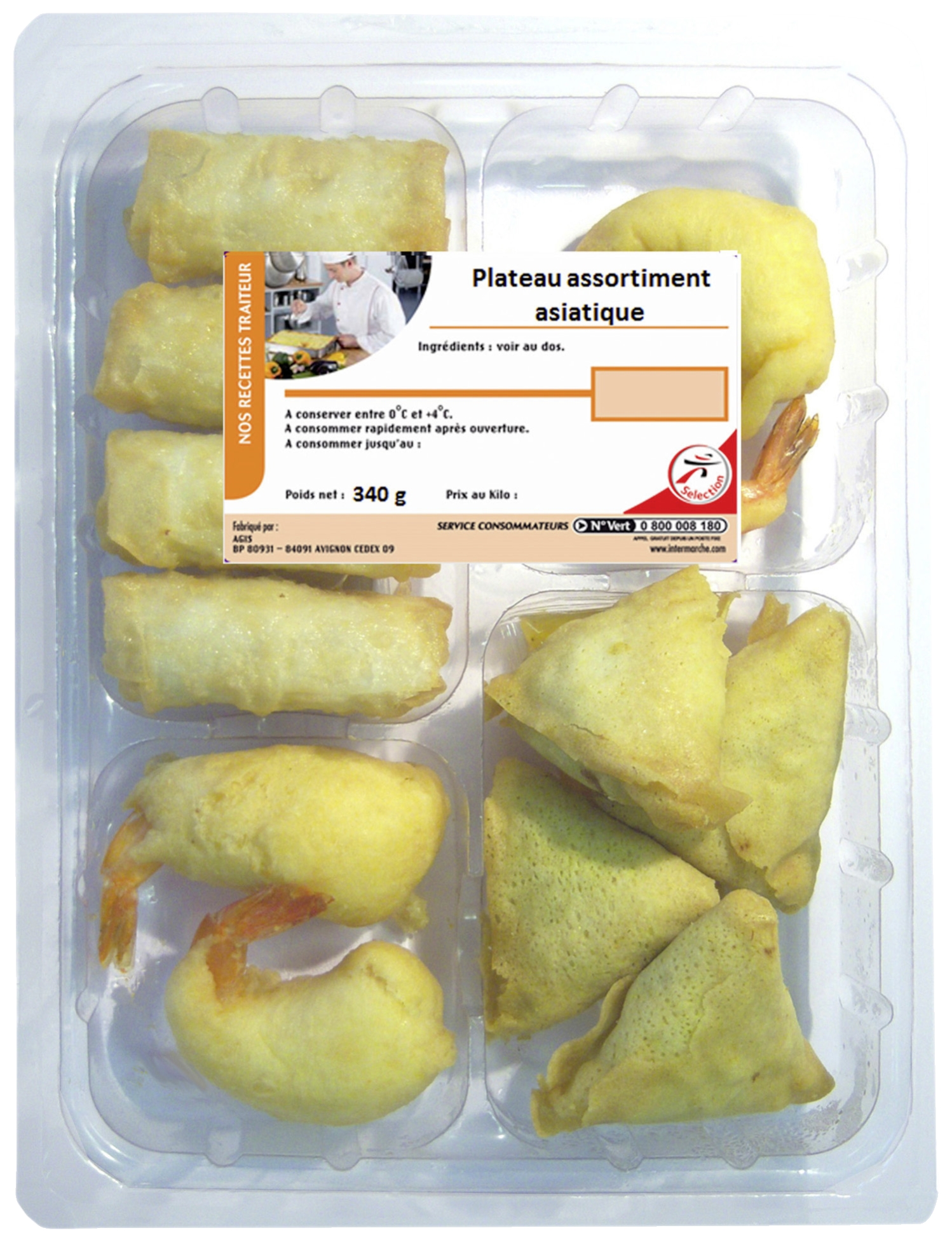 Plateau d'assortiment asiatique  3250391778164 