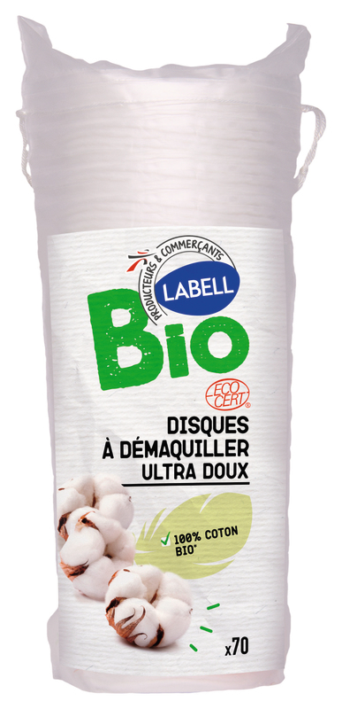 DISQUES A DEMAQUILLER BIO X70 LABELL