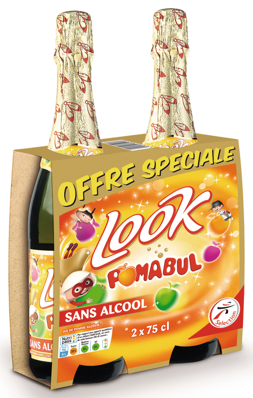 POMABUL JUS DE POMME GAZÉIFIÉ SANS ALCOOL LOOK