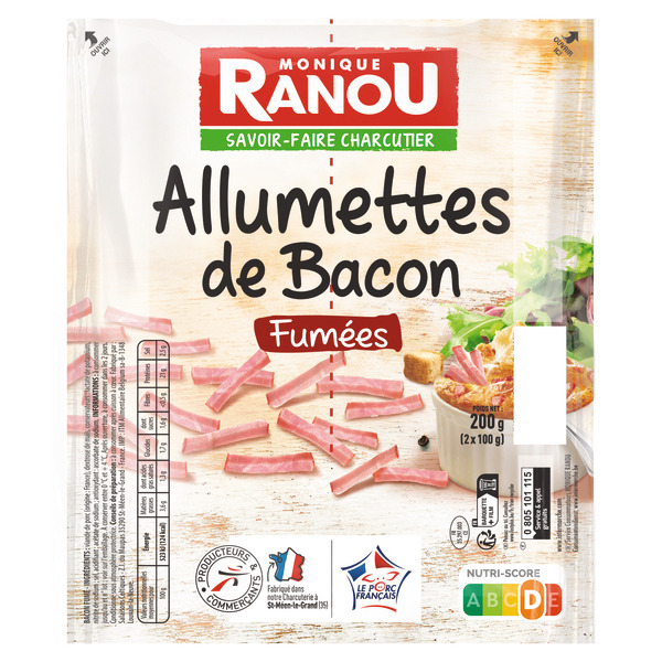 ALLUMETTES BACON FUMÉ 
