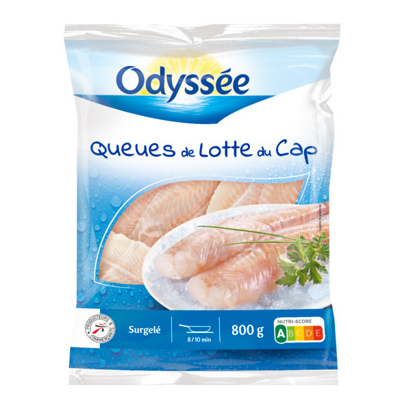 QUEUES DE LOTTE DU CAP SURGELÉES
