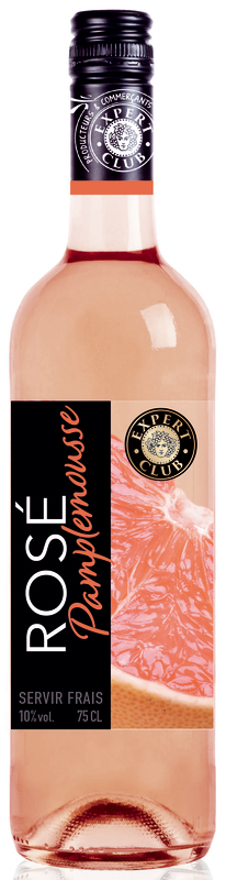 BOISSON AROMATISÉE À BASE DE VIN ROSÉ PAMPLEMOU...