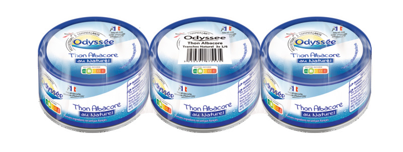THON ALBACORE EN TRANCHES AU NATUREL ODYSSEE