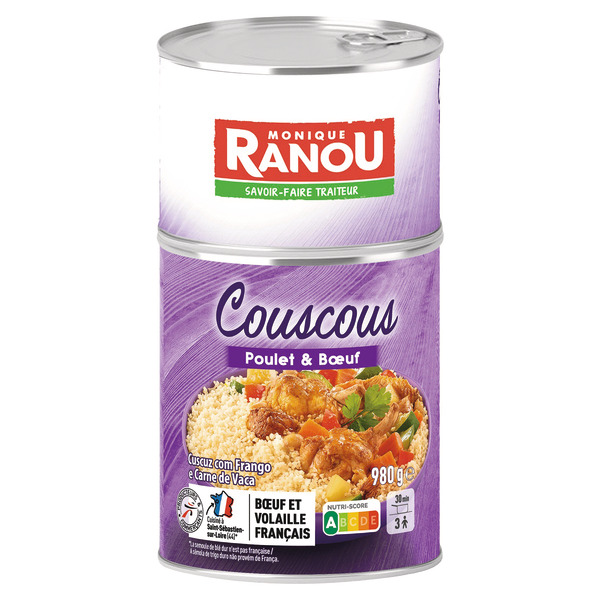 COUSCOUS POULET & BOEUF 
