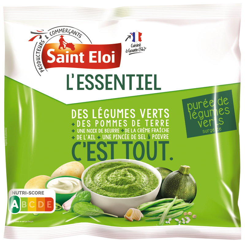 PURÉE  LÉGUMES VERTS L'ESSENTIEL SAINT ELOI