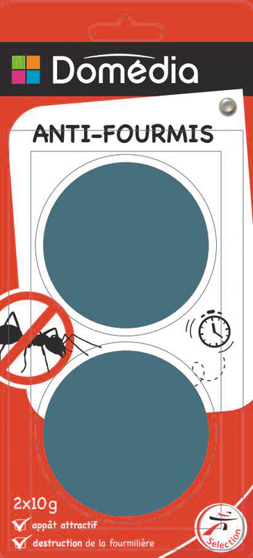 ANTI-FOURMIS BOITES 2 X 10 G DOMEDIA