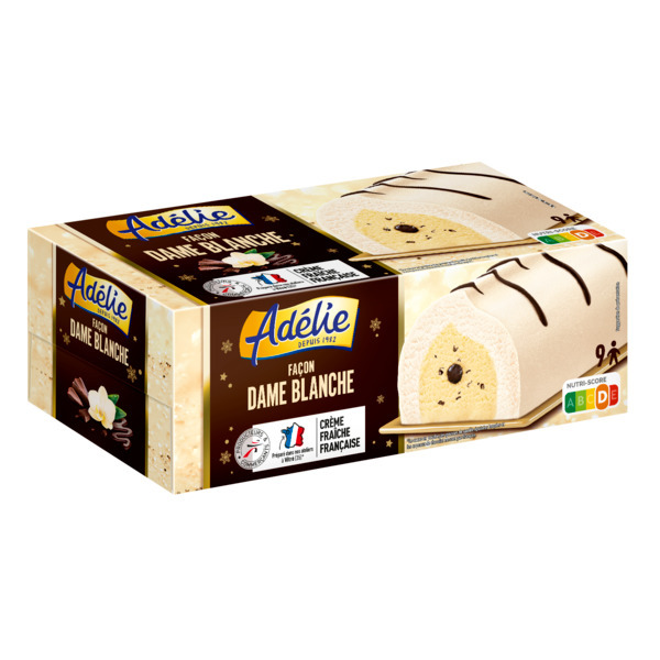 BÛCHE GLACÉE FAÇON DAME BLANCHE
