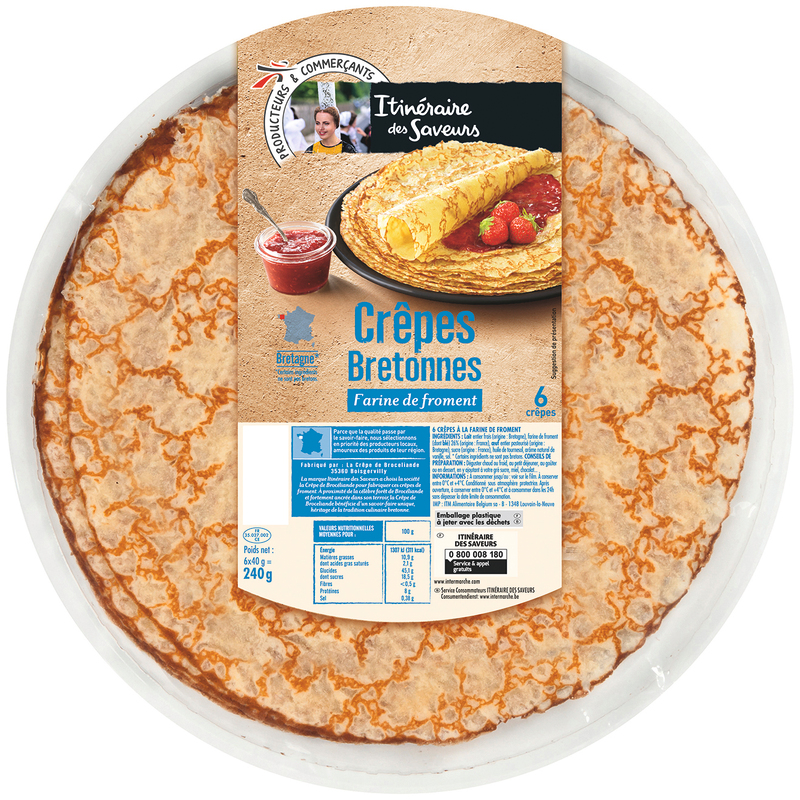CRÊPES BRETONNES AU FROMENT itinéraire des saveurs