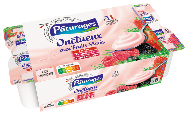 ONCTUEUX AUX FRUITS MIXÉS FRAISE, FRAMBOISE, FRUITS ROUGES Pâturages 3250392046705 Pâturages ONCTUEUX AUX FRUITS MIXÉS FRAISE, FRAMBOISE, FRUITS ROUGES Pâturages 3250392046705 Pâturages