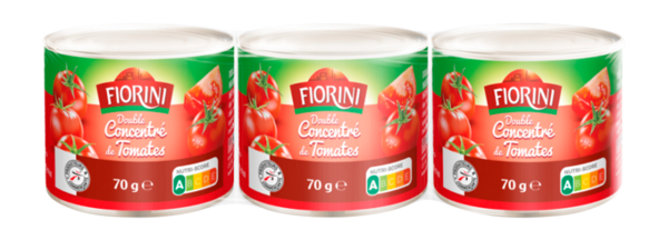 CONCENTRÉ DE TOMATES
FIORINI 3250392052515 FIORINI CONCENTRÉ DE TOMATES
FIORINI 3250392052515 FIORINI