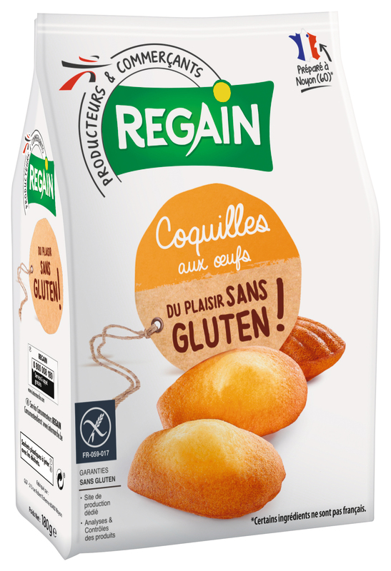 MADELEINES COQUILLES AUX ŒUFS SANS GLUTEN regain