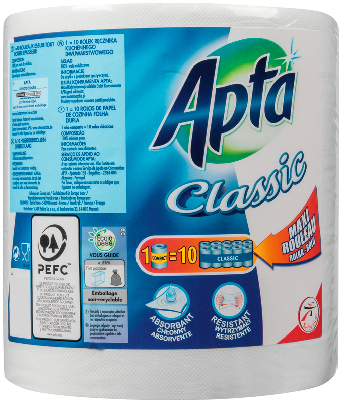 BOBINE ESSUIE-TOUT 1=10 ROULEAUX APTA
