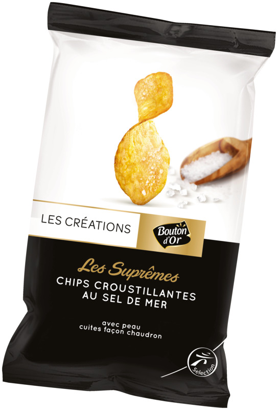 les créations bouton d'or CHIPS CROUSTILLANTES AU SEL DE MER les créations bouton d'or 3250392065423 (3250392065423)