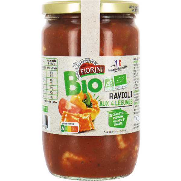 RAVIOLI AUX 4 LÉGUMES
