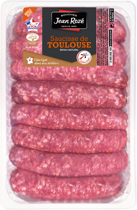 SAUCISSES DE TOULOUSE Jean Rozé 3250392084011 Jean Rozé SAUCISSES DE TOULOUSE Jean Rozé 3250392084011 Jean Rozé