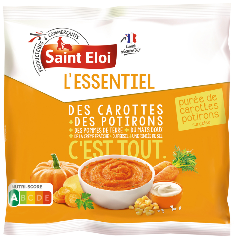 PURÉE DE CAROTTES POTIRONS L'ESSENTIEL SAINT ELOI