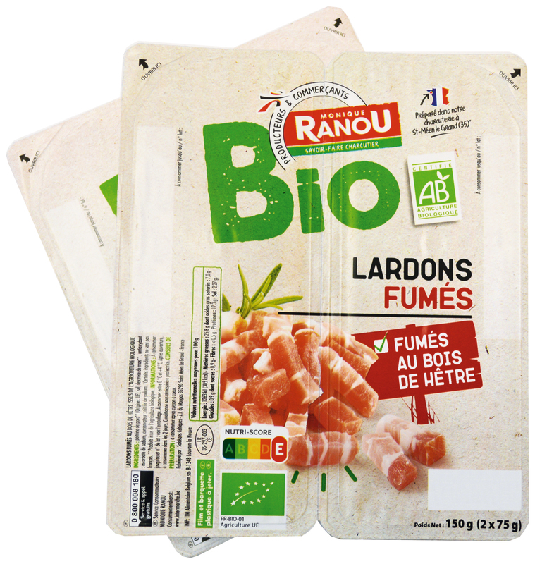 LARDONS FUMÉS BIO monique ranou