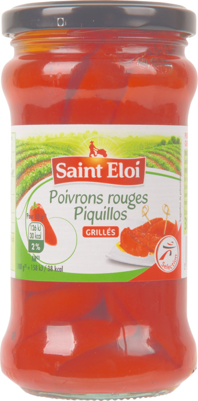 POIVRONS ROUGES GRILLÉS SAINT ELOI