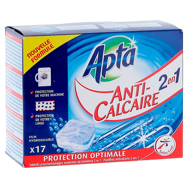 TABLETTE ANTI CALCAIRE 2 EN 1 X17 
