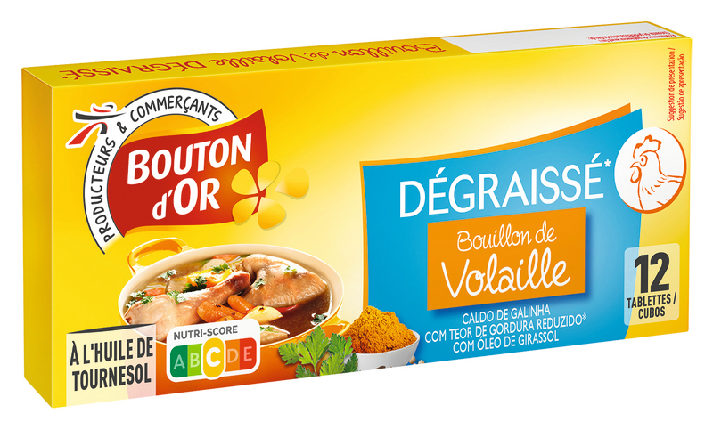 BOUILLON DÉGRAISSÉ DE VOLAILLE bouton d'or