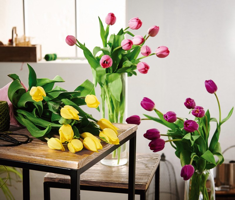 BOUQUET DE 10 TULIPES mon marché plaisir