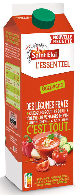 GAZPACHO DES LÉGUMES FRAIS Saint Eloi