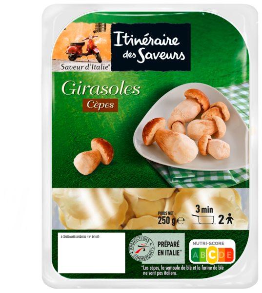 ITINÉRAIRE DES SAVEURS GIRASOLES CÈPES
 code EAN 3250392170745 