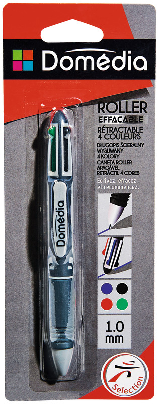 STYLO BILLE 4 COULEURS ENCRE THERMOSENSIBLE DOM...