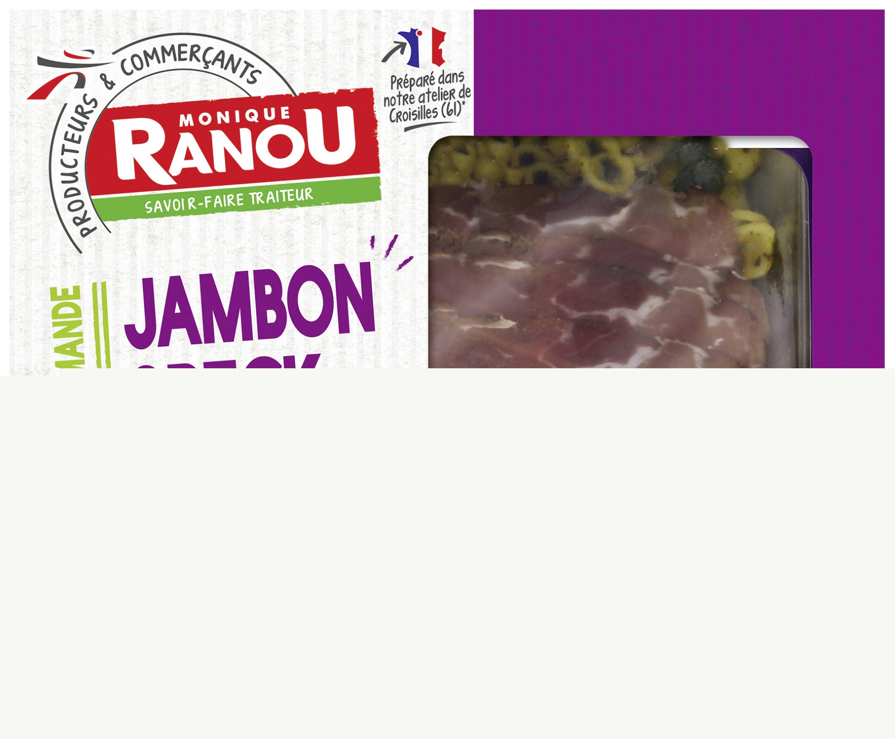 Salade jambon speck Monique Ranou