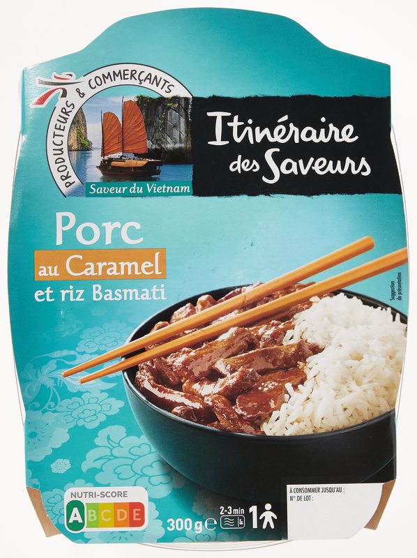 PORC AU CARAMEL ET RIZ BASMATI itinéraire des s...