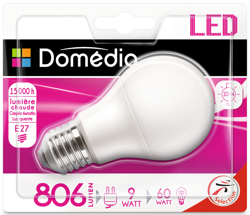 DIFFÉRENTS MODÈLES D'AMPOULES DOMEDIA