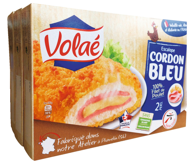 ESCALOPE CORDON BLEU DE POULET volaé