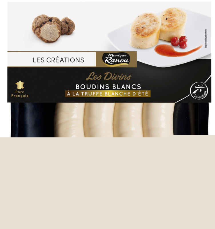 BOUDINS BLANCS À LA TRUFFE LES CREATIONS