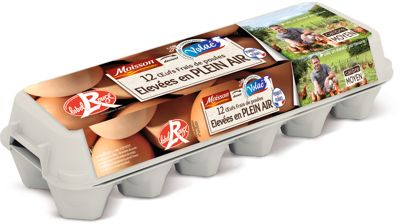 12 ŒUFS LABEL ROUGE Volaé