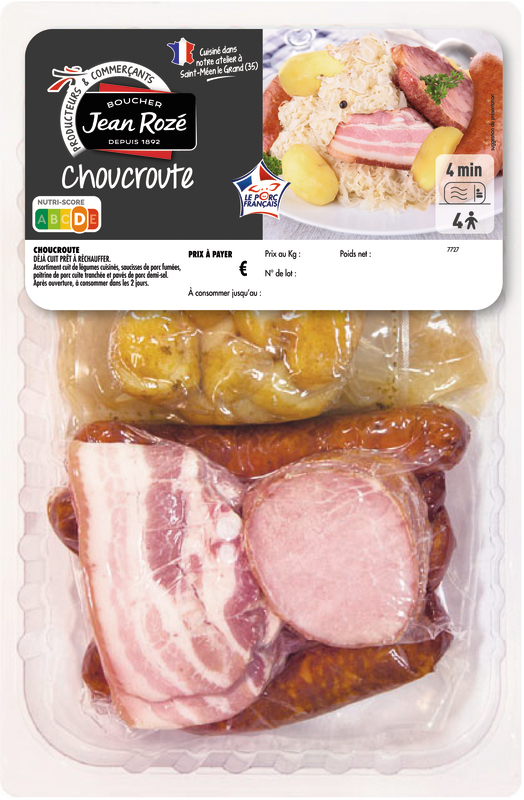 CHOUCROUTE 1.2 KG ENVIRON Jean Rozé