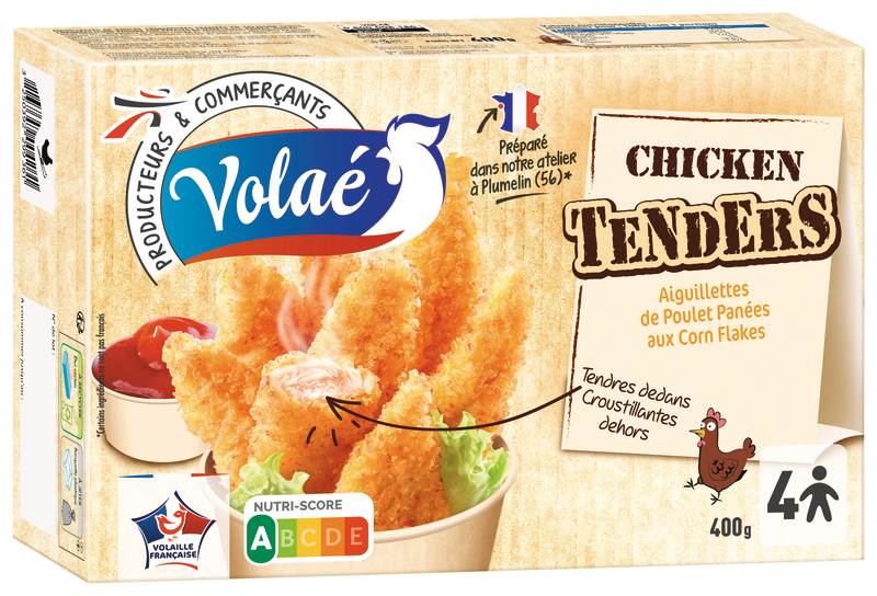 CHICKEN TENDERS AIGUILLETTES DE POULET PANÉES A...