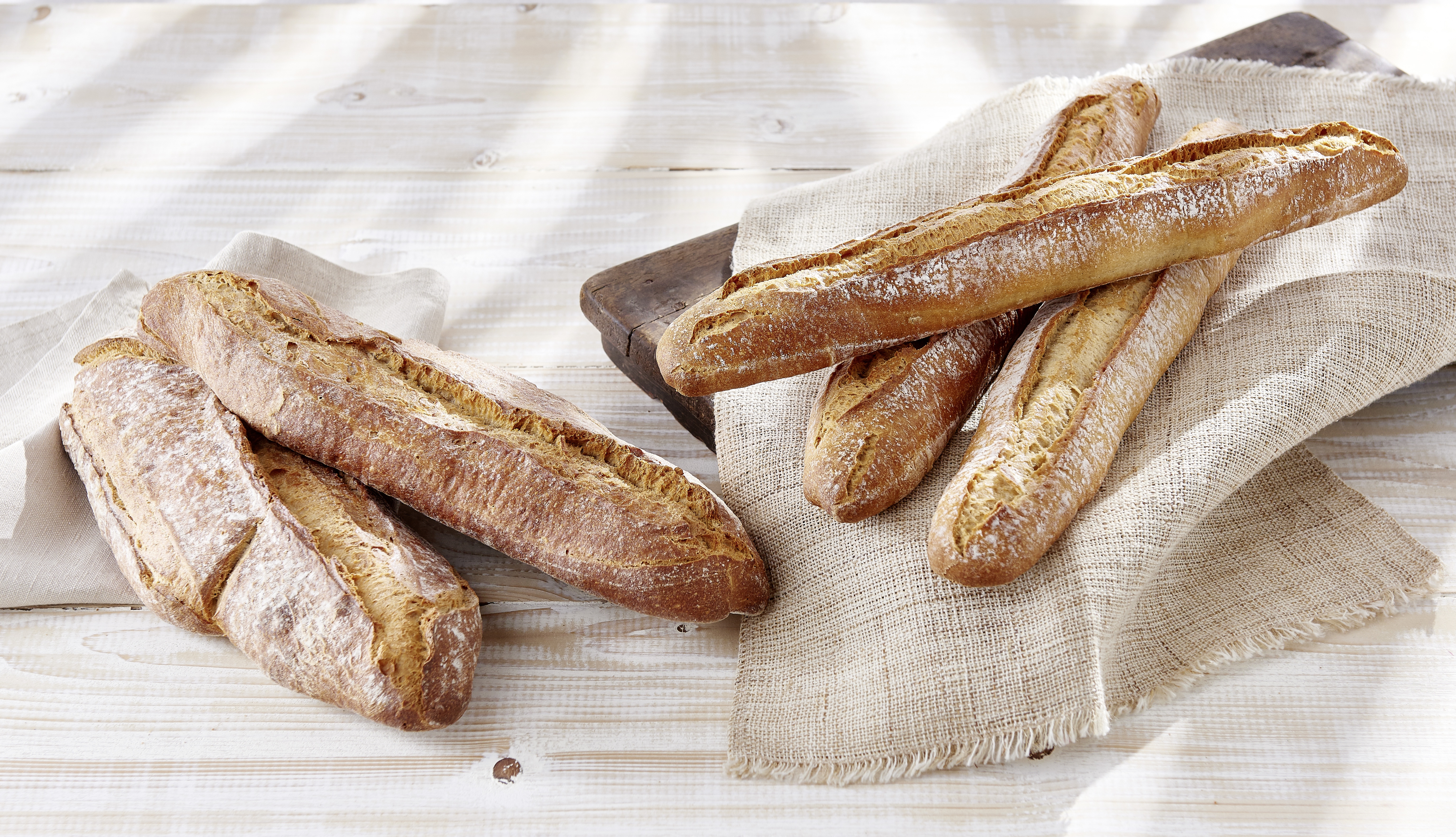 Baguettes à base de farine Label Rouge La Campa...