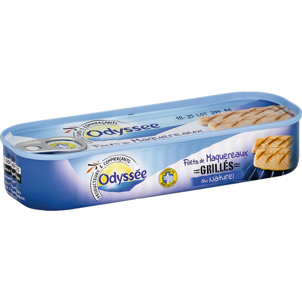 FILETS DE MAQUEREAUX GRILLÉS AU NATUREL
