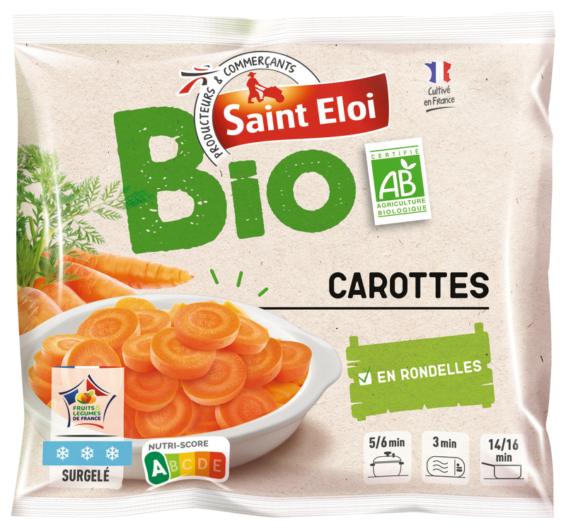 CAROTTES EN RONDELLE BIO SURGELÉES Saint éloi