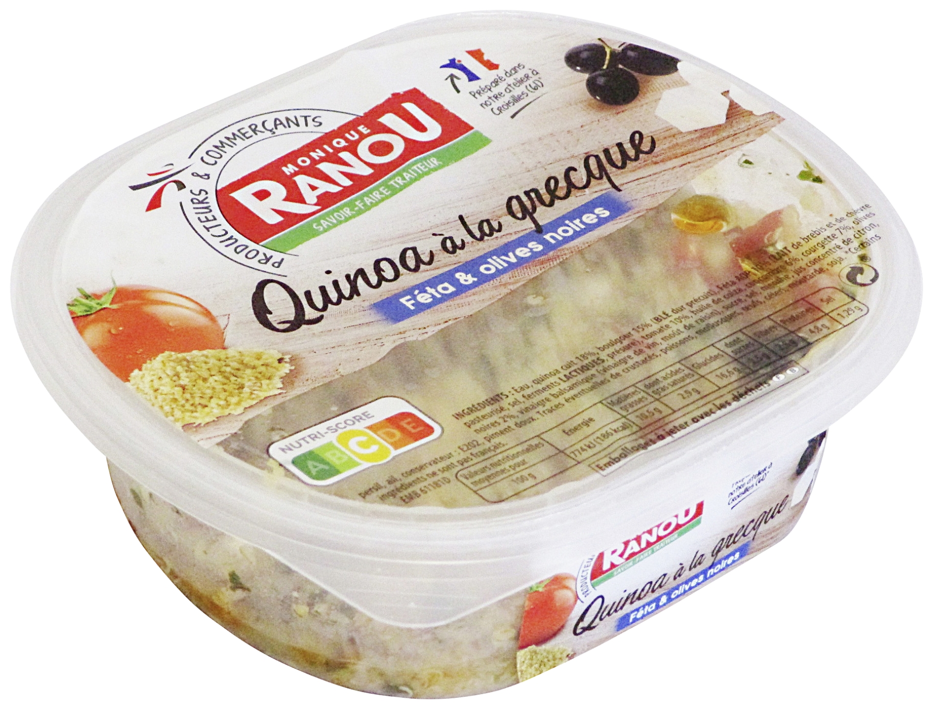 Salade de quinoa à la grecque Monique Ranou