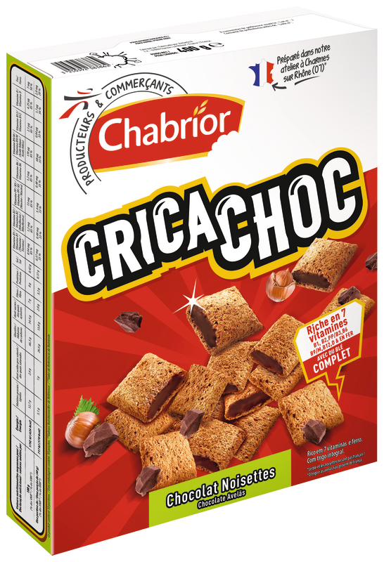 CRICA CHOC' CHOCOLAT NOISETTE chabrior