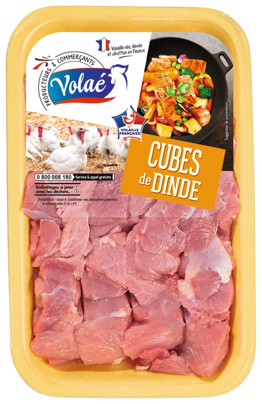 CUBES DE DINDE VOLAE