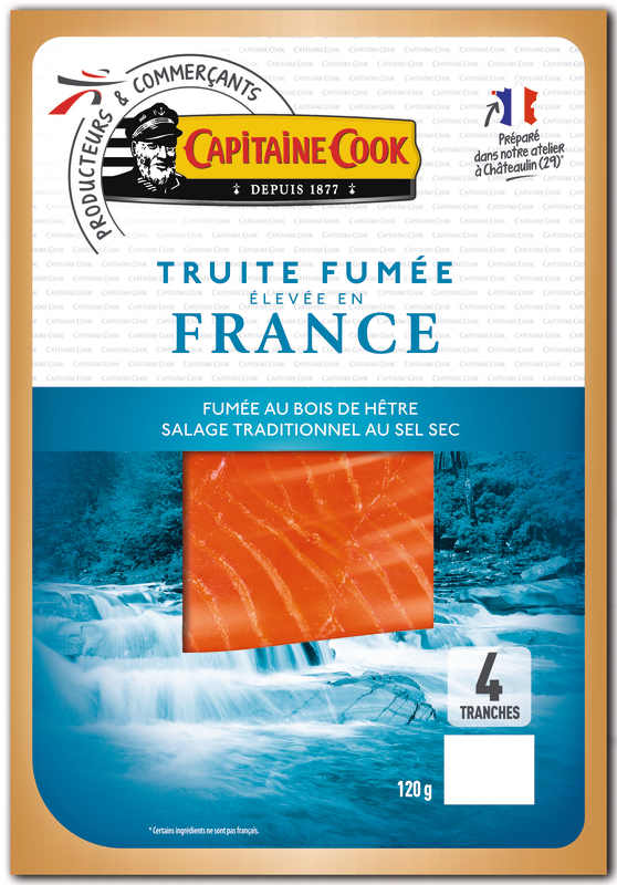 capitaine cook TRUITE FUMÉE capitaine cook code EAN 3250392422950 