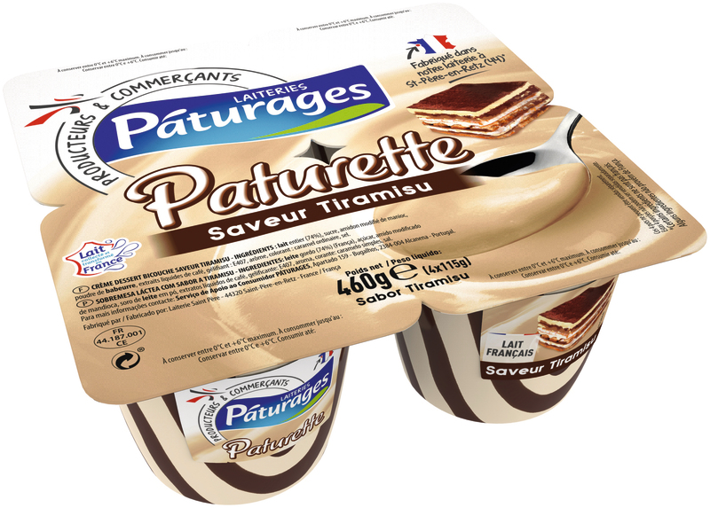 Pâturages PATURETTE SAVEUR TIRAMISU Pâturages code EAN 3250392427719 